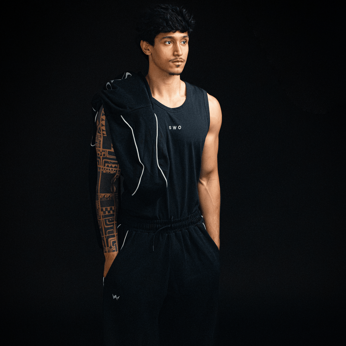 Survêtement street workout SWO – noir – vue 5 – Collection SINGULARITY I