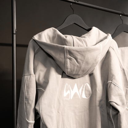 Hoodie street workout SWO – gris – vue 2 – Collection SINGULARITY I