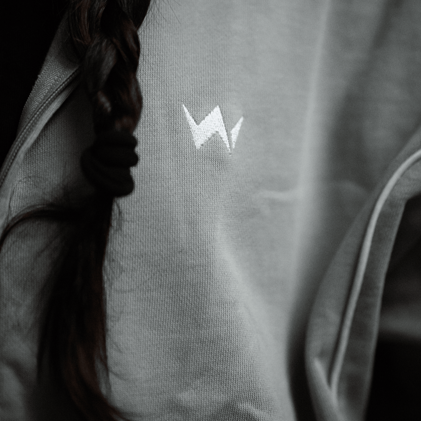 Hoodie street workout SWO – gris – vue 3 – Collection SINGULARITY I