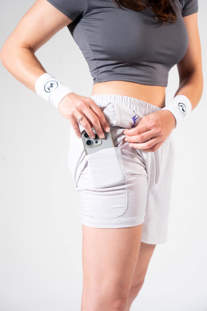 (NEW) SWO WHITE training shorts